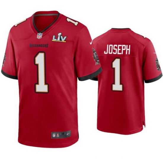 Men Greg Joseph Buccaneers Red Super Bowl Lv Game Jersey Men Greg Joseph Buccaneers Red Super Bowl Lv Game Jersey