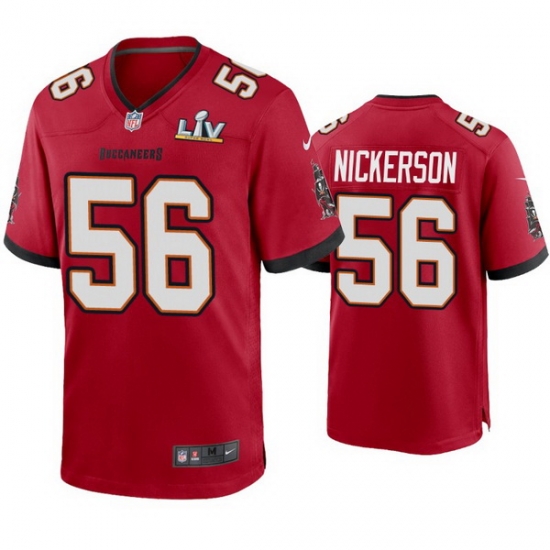 Men Hardy Nickerson Buccaneers Red Super Bowl Lv Game Jersey Men Hardy Nickerson Buccaneers Red Super Bowl Lv Game Jersey