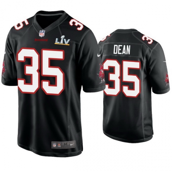 Men Jamel Dean Buccaneers Black Super Bowl Lv Game Fashion Jersey Men Jamel Dean Buccaneers Black Super Bowl Lv Game Fashion Jersey