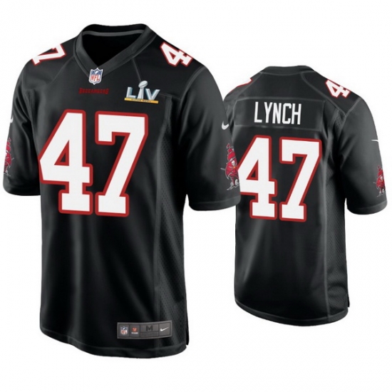 Men John Lynch Buccaneers Black Super Bowl Lv Game Fashion Jersey Men John Lynch Buccaneers Black Super Bowl Lv Game Fashion Jersey