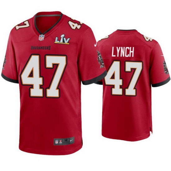 Men John Lynch Buccaneers Red Super Bowl Lv Game Jersey Men John Lynch Buccaneers Red Super Bowl Lv Game Jersey