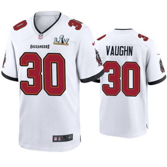 Men Ke'Shawn Vaughn Buccaneers White Super Bowl Lv Game Jersey Men Ke'Shawn Vaughn Buccaneers White Super Bowl Lv Game Jersey