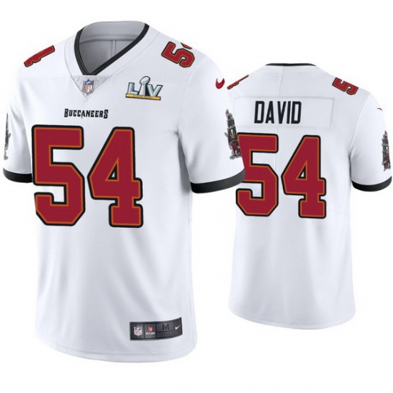 Men Lavonte David Buccaneers White Super Bowl Lv Vapor Limited Jersey Men Lavonte David Buccaneers White Super Bowl Lv Vapor Limited Jersey