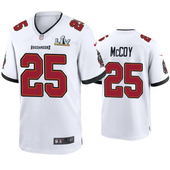 Men Lesean Mccoy Buccaneers White Super Bowl Lv Game Jersey Men Lesean Mccoy Buccaneers White Super Bowl Lv Game Jersey