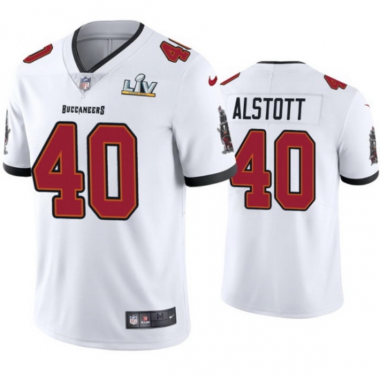 Men Mike Alstott Buccaneers White Super Bowl Lv Vapor Limited Jersey Men Mike Alstott Buccaneers White Super Bowl Lv Vapor Limited Jersey
