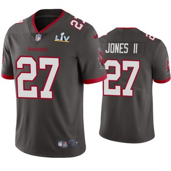 Men Ronald Jones Ii Buccaneers Pewter Super Bowl Lv Vapor Limited Jersey Men Ronald Jones Ii Buccaneers Pewter Super Bowl Lv Vapor Limited Jersey