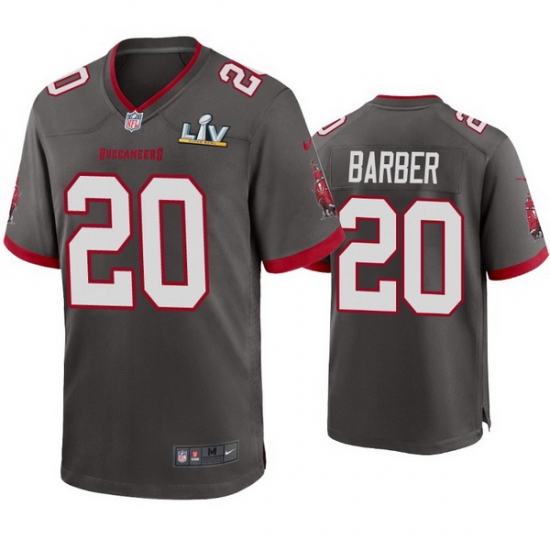 Men Ronde Barber Buccaneers Pewter Super Bowl Lv Game Jersey Men Ronde Barber Buccaneers Pewter Super Bowl Lv Game Jersey