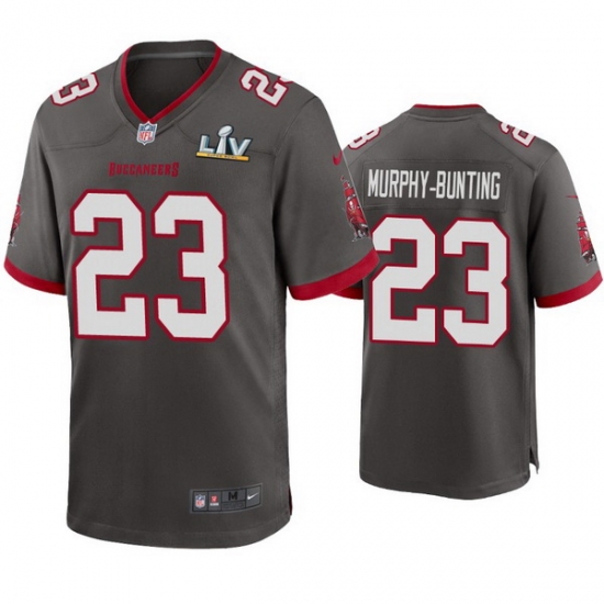Men Sean Murphy Bunting Buccaneers Pewter Super Bowl Lv Game Jersey Men Sean Murphy Bunting Buccaneers Pewter Super Bowl Lv Game Jersey