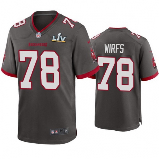 Men Tristan Wirfs Buccaneers Pewter Super Bowl Lv Game Jersey Men Tristan Wirfs Buccaneers Pewter Super Bowl Lv Game Jersey