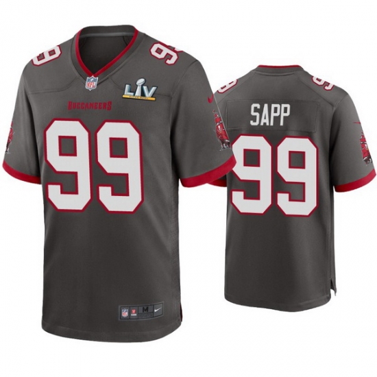 Men Warren Sapp Buccaneers Pewter Super Bowl Lv Game Jersey Men Warren Sapp Buccaneers Pewter Super Bowl Lv Game Jersey