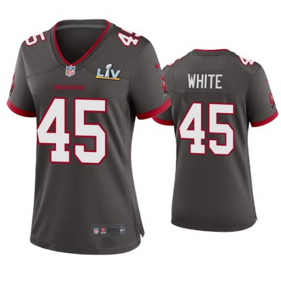 Women Devin White Buccaneers Pewter Super Bowl Lv Game Jersey Women Devin White Buccaneers Pewter Super Bowl Lv Game Jersey