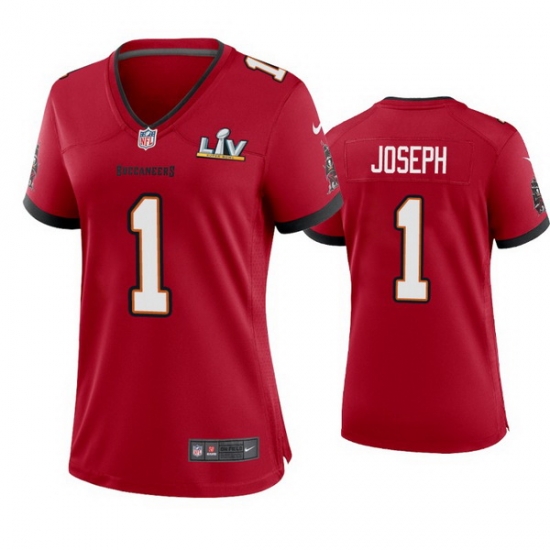 Women Greg Joseph Buccaneers Red Super Bowl Lv Game Jersey Women Greg Joseph Buccaneers Red Super Bowl Lv Game Jersey