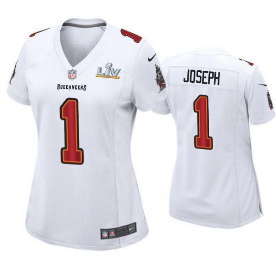 Women Greg Joseph Buccaneers White Super Bowl Lv Game Fashion Jersey Women Greg Joseph Buccaneers White Super Bowl Lv Game Fashion Jersey