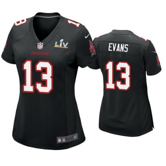 Women Mike Evans Buccaneers Black Super Bowl Lv Game Fashion Jersey Women Mike Evans Buccaneers Black Super Bowl Lv Game Fashion Jersey
