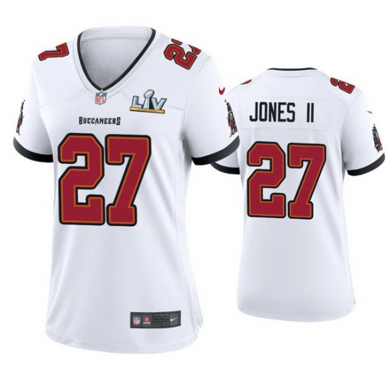 Women Ronald Jones Ii Buccaneers White Super Bowl Lv Game Jersey Women Ronald Jones Ii Buccaneers White Super Bowl Lv Game Jersey