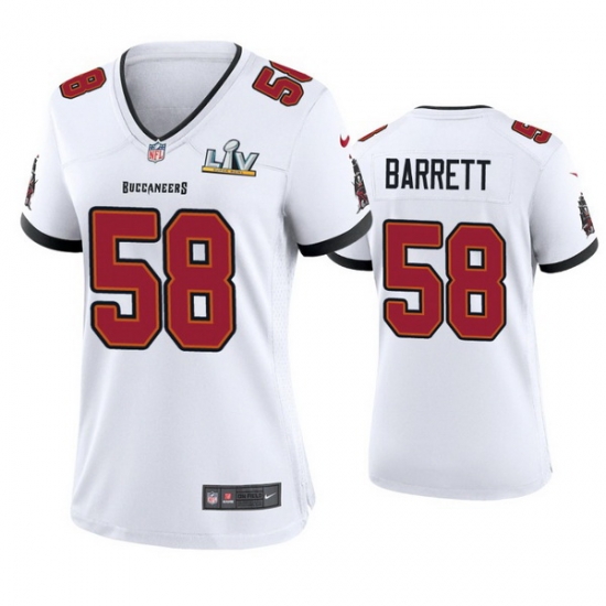 Women Shaquil Barrett Buccaneers White Super Bowl Lv Game Jersey Women Shaquil Barrett Buccaneers White Super Bowl Lv Game Jersey