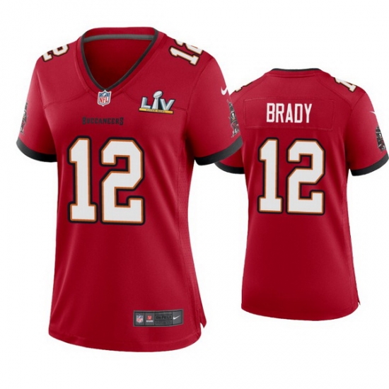 Women Tom Brady Buccaneers Red Super Bowl Lv Game Jersey Women Tom Brady Buccaneers Red Super Bowl Lv Game Jersey