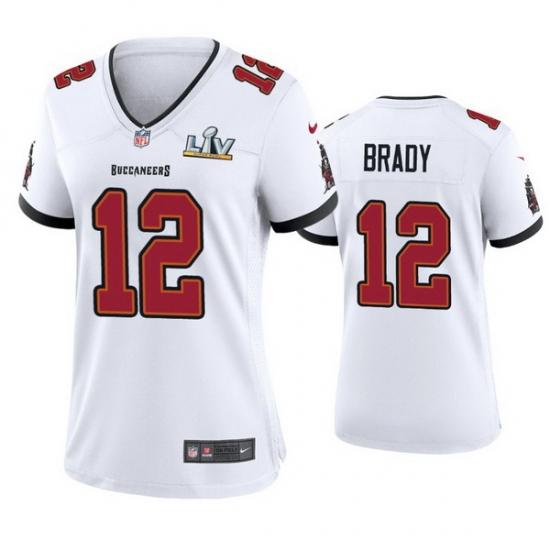 Women Tom Brady Buccaneers White Super Bowl Lv Game Jersey Women Tom Brady Buccaneers White Super Bowl Lv Game Jersey