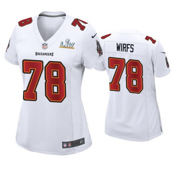 Women Tristan Wirfs Buccaneers White Super Bowl Lv Game Fashion Jersey Women Tristan Wirfs Buccaneers White Super Bowl Lv Game Fashion Jersey