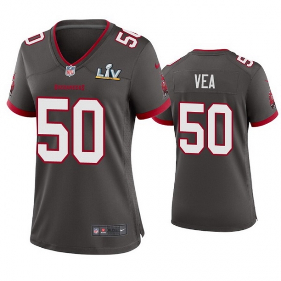 Women Vita Vea Buccaneers Pewter Super Bowl Lv Game Jersey Women Vita Vea Buccaneers Pewter Super Bowl Lv Game Jersey