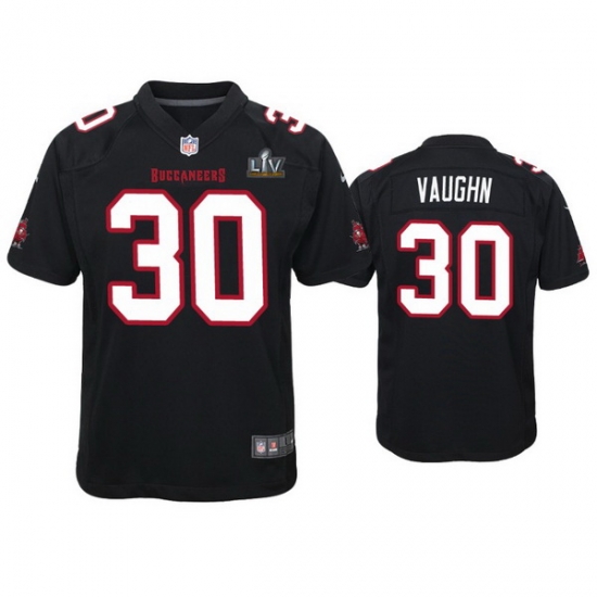 Youth Ke'Shawn Vaughn Buccaneers Black Super Bowl Lv Game Fashion Jersey Youth Ke'Shawn Vaughn Buccaneers Black Super Bowl Lv Game Fashion Jersey