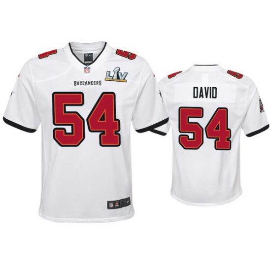 Youth Lavonte David Buccaneers White Super Bowl Lv Game Jersey Youth Lavonte David Buccaneers White Super Bowl Lv Game Jersey