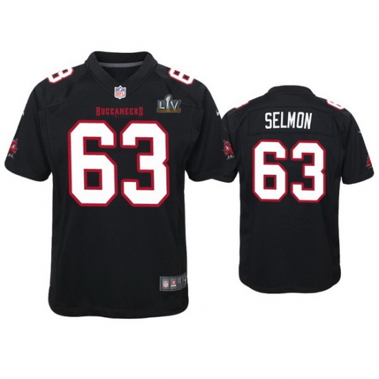 Youth Lee Roy Selmon Buccaneers Black Super Bowl Lv Game Fashion Jersey Youth Lee Roy Selmon Buccaneers Black Super Bowl Lv Game Fashion Jersey