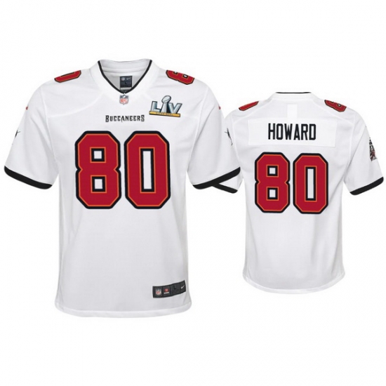 Youth O.J. Howard Buccaneers White Super Bowl Lv Game Jersey Youth O.J. Howard Buccaneers White Super Bowl Lv Game Jersey