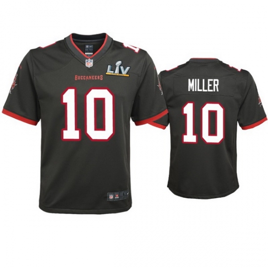 Youth Scotty Miller Buccaneers Pewter Super Bowl Lv Game Jersey Youth Scotty Miller Buccaneers Pewter Super Bowl Lv Game Jersey