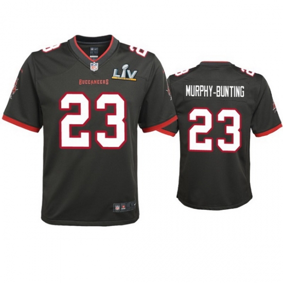 Youth Sean Murphy Bunting Buccaneers Pewter Super Bowl Lv Game Jersey Youth Sean Murphy Bunting Buccaneers Pewter Super Bowl Lv Game Jersey