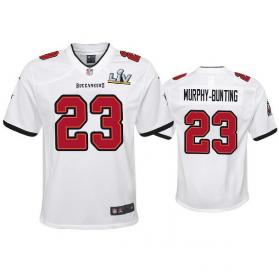 Youth Sean Murphy Bunting Buccaneers White Super Bowl Lv Game Jersey Youth Sean Murphy Bunting Buccaneers White Super Bowl Lv Game Jersey