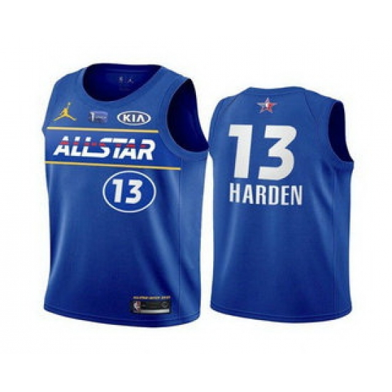 Men 2021 All Star 13 James Harden Blue Eastern Conference Stitched NBA Jersey Men 2021 All Star 13 James Harden Blue Eastern Conference Stitched NBA Jersey