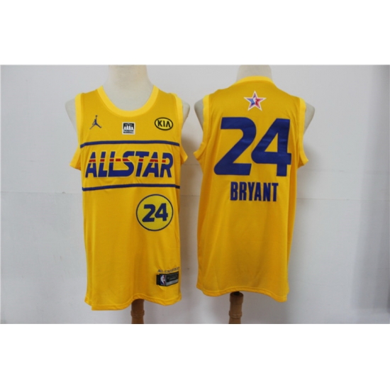 lakers 24 Kobe Bryant 2021 All Star Game Yellow Swingman Jersey lakers 24 Kobe Bryant 2021 All Star Game Yellow Swingman Jersey