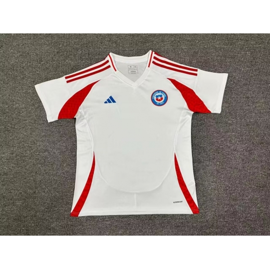 Chile White 2024 Soccer Jersey Chile White 2024 Soccer Jersey