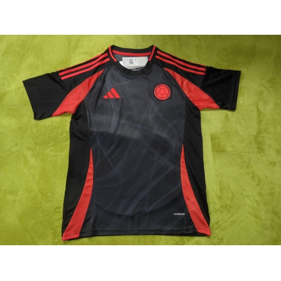 Columbia Away Black 2024 Soccer Jersey Columbia Away Black 2024 Soccer Jersey