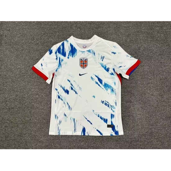 Norway White 2024 Soccer Jersey Norway White 2024 Soccer Jersey