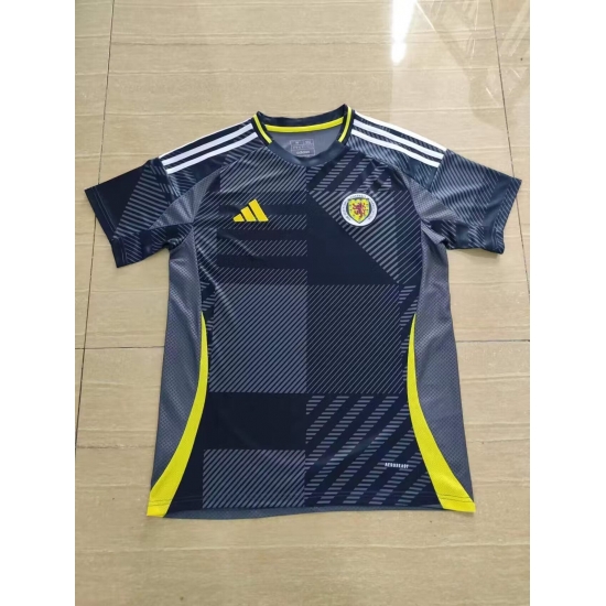 Scotland 2024 Soccer Jersey Home Black Scotland 2024 Soccer Jersey Home Black