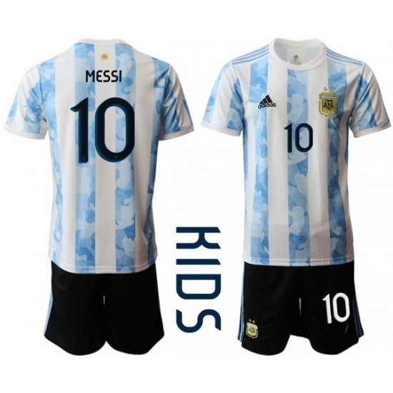 Kids Argentina Short Soccer Jerseys 028 Kids Argentina Short Soccer Jerseys 028