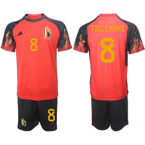 Men FIFA 2022 Belgium Soccer Jersey 016 Men FIFA 2022 Belgium Soccer Jersey 016