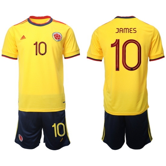 Colombia 2022 World Cup Soccer Jersey #10 JAMES Colombia 2022 World Cup Soccer Jersey #10 JAMES