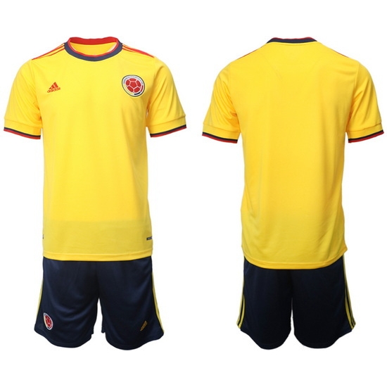 Colombia 2022 World Cup Soccer Jersey BLANK Colombia 2022 World Cup Soccer Jersey BLANK