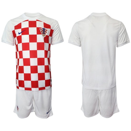 Men Croatia 2022 World Cup Soccer Jerseys Suit 001 Men Croatia 2022 World Cup Soccer Jerseys Suit 001