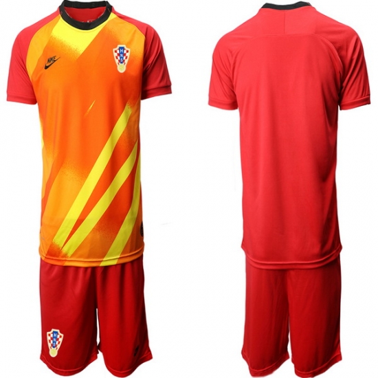 Mens Croatia Short Soccer Jerseys 002 Mens Croatia Short Soccer Jerseys 002
