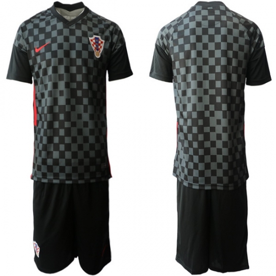 Mens Croatia Short Soccer Jerseys 016 Mens Croatia Short Soccer Jerseys 016