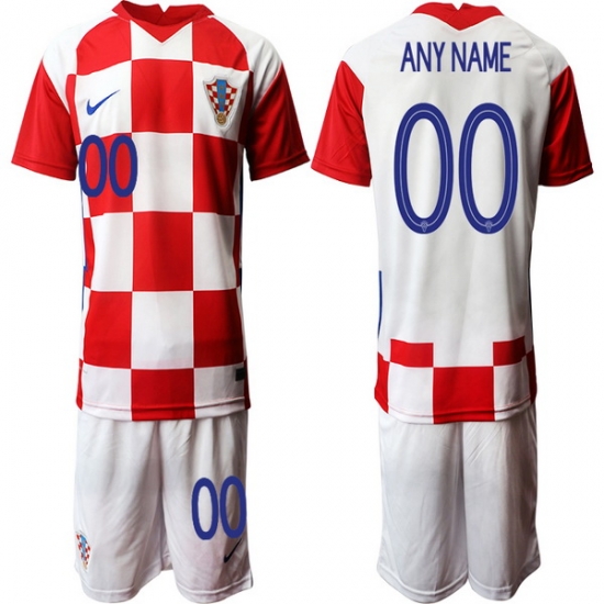 Mens Croatia Short Soccer Jerseys 017 Mens Croatia Short Soccer Jerseys 017
