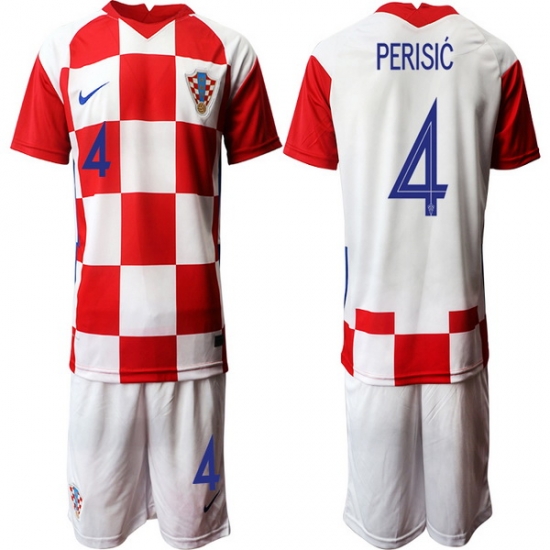 Mens Croatia Short Soccer Jerseys 023 Mens Croatia Short Soccer Jerseys 023