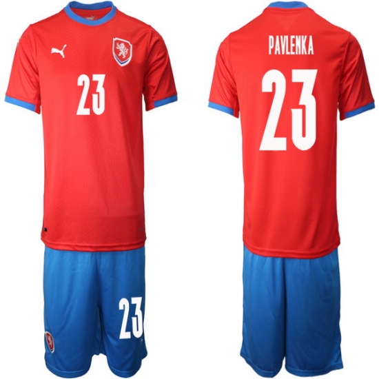 Mens Czech Republic Short Soccer Jerseys 002 Mens Czech Republic Short Soccer Jerseys 002