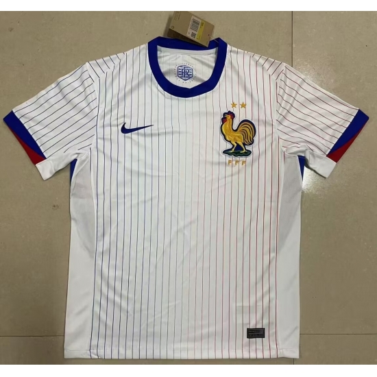 France Away White 2024 Soccer Jersey France Away White 2024 Soccer Jersey