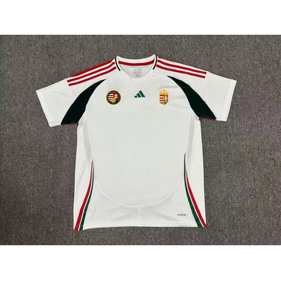 Hungary White Home 2024 Soccer Jersey Hungary White Home 2024 Soccer Jersey