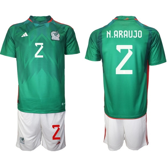 Men FIFA 2022 Mexico Soccer Jersey 015 Men FIFA 2022 Mexico Soccer Jersey 015
